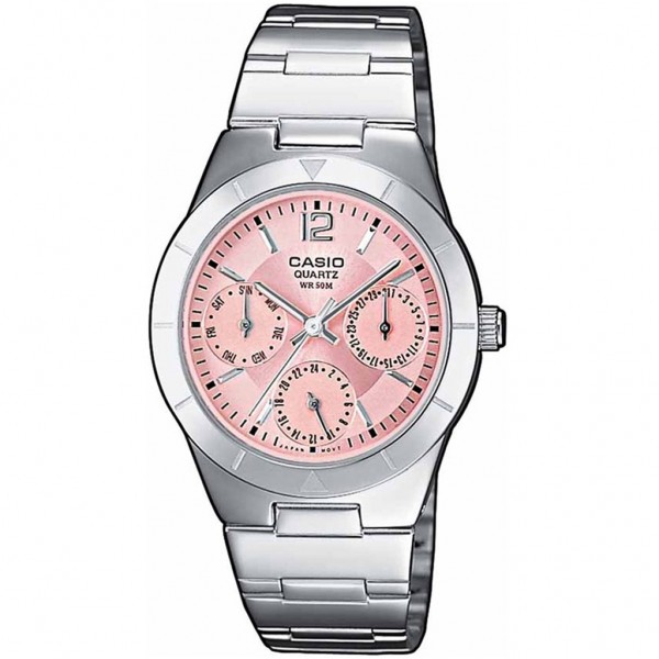 CASIO Collection LTP-2069D-4AVEG Silver Stainless Steel Bracelet