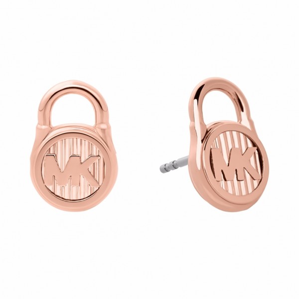 MICHAEL KORS Earring Logo | Rose Gold Plated MKJ6812791