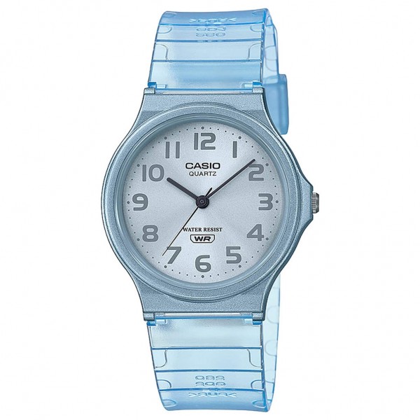 CASIO Collection MQ-24S-2BEF Light Blue Rubber Strap