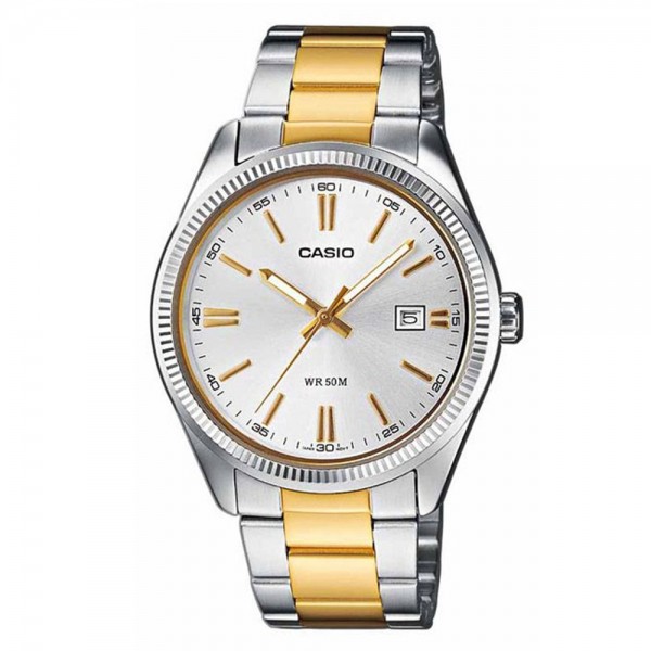 CASIO Collection MTP-1302PSG-7AVEF Two Tone Stainless Steel Bracelet