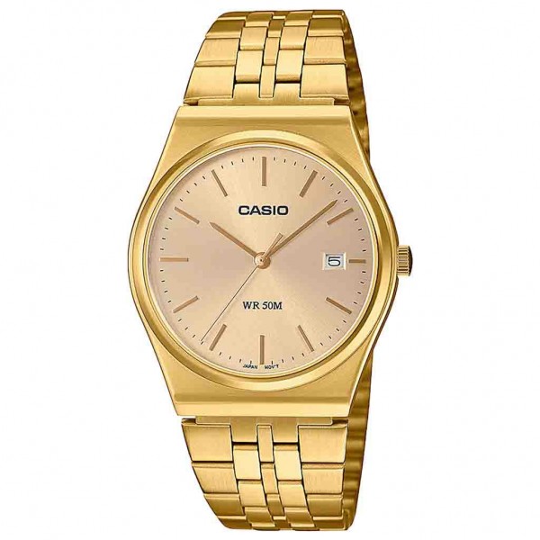 CASIO Collection MTP-B145G-9AVEF Gold Stainless Steel Bracelet