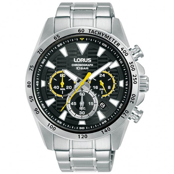 LORUS Sports RT351KX-9 Chrono Silver Stainless Steel Bracelet
