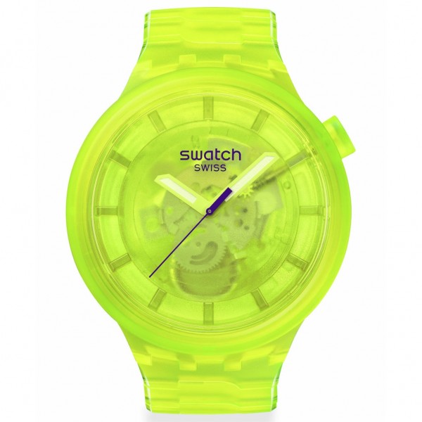 SWATCH Yellow Joy SB05J103 Bioceramic Case - Yellow BioSourced Material Strap