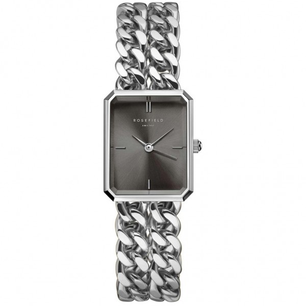 ROSEFIELD The Octagon XS SGSSS-O78 Silver Stainless Steel Bracelet