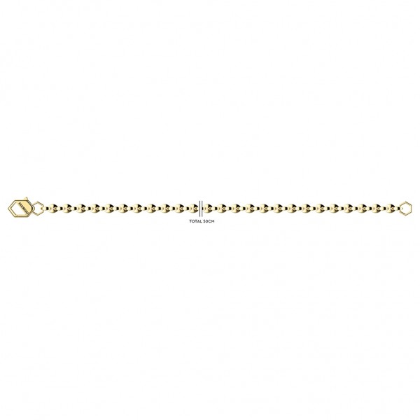BIKKEMBERGS Necklace | Gold Stainless Steel SKIN06GG