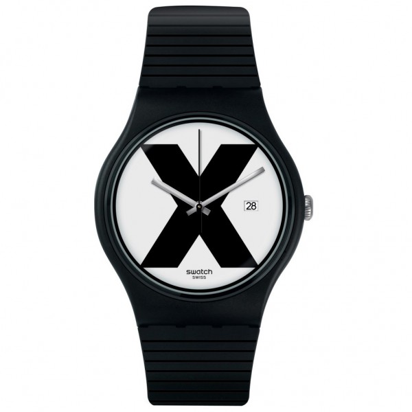 SWATCH XX-Rated SUOB402 Black Silicone Strap