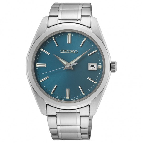 SEIKO Essential Time SUR525P1 Silver Stainless Steel Bracelet