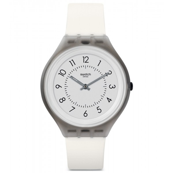 SWATCH Skinclass SVUM101 White Silicone Strap