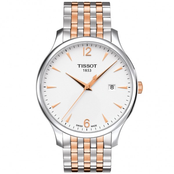 TISSOT T-Classic Tradition Two Tone Stainless Steel Bracelet T0636102203701