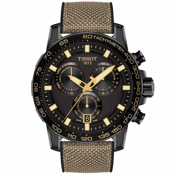 TISSOT T-Sport Supersport Chronograph Two Tone Fabric Strap T1256173705101