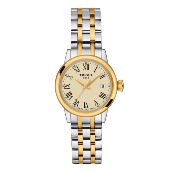 TISSOT T-Classic Dream Lady Two Tone Stainless Steel Bracelet T1292102226300