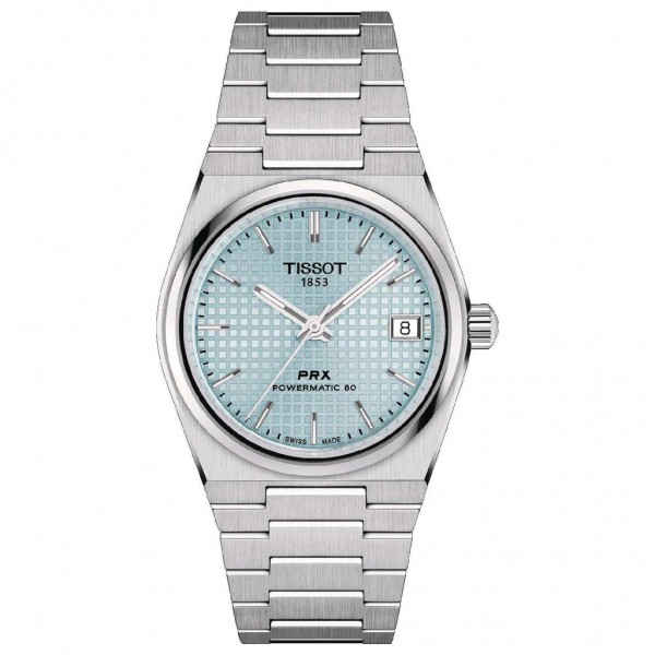 TISSOT T-Classic Prx Powermatic 80 Automatic Silver Stainless Steel Bracelet T1372071135100
