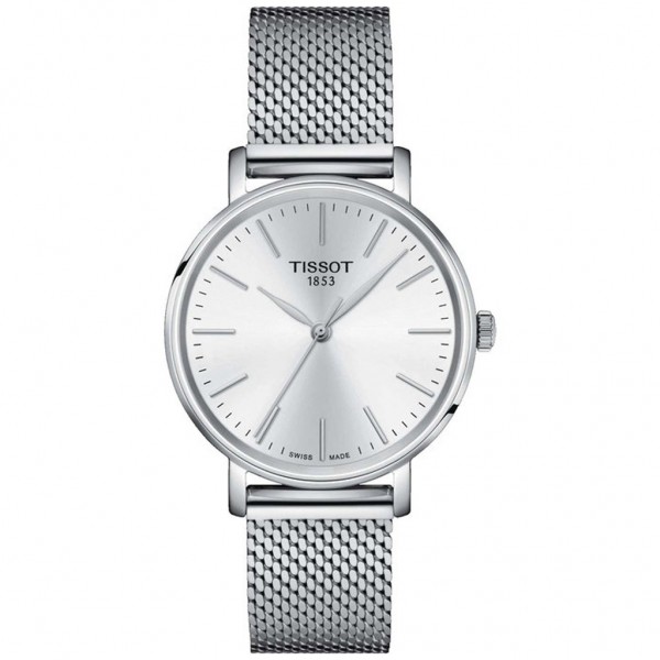 TISSOT T-Classic Everytime Lady Silver Stainless Steel Bracelet T1432101101100