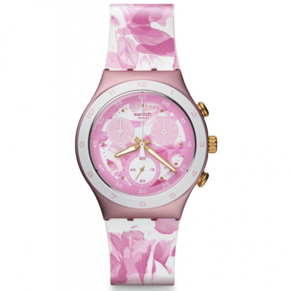 SWATCH Rose Jungle YCP1001 Two Tone Leather Strap