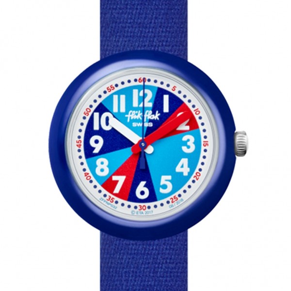 FLIK FLAK Blueish ZFPNP032 Blue Fabric Strap