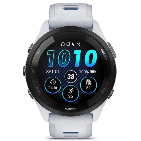 GARMIN Forerunner 265 Whitestone with Tidal Blue 010-02810-11