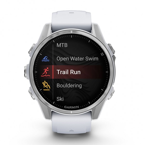 GARMIN Fenix 8 43mm Amoled Silver with Whitestone 010-02903-00