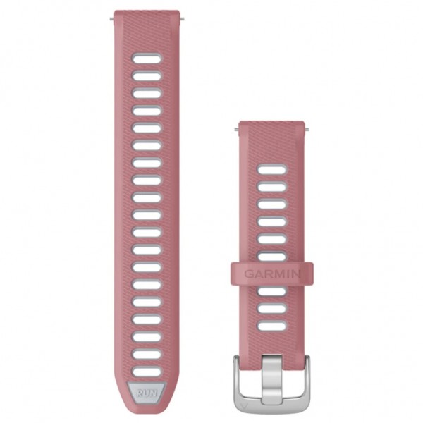 GARMIN Watch Bands 18mm Quick Release Pink/Whitestone with Silver Hardware 010-11251-A5