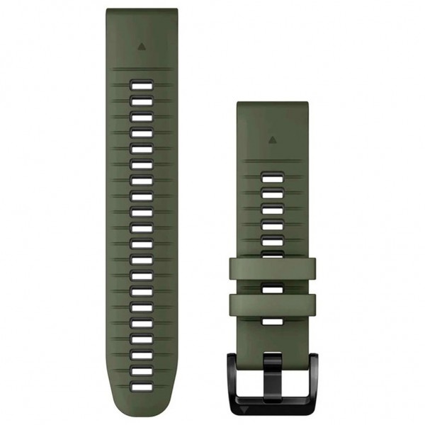 GARMIN Watch Bands QuickFit 22mm Moss / Graphite Silicone Band 010-13280-07