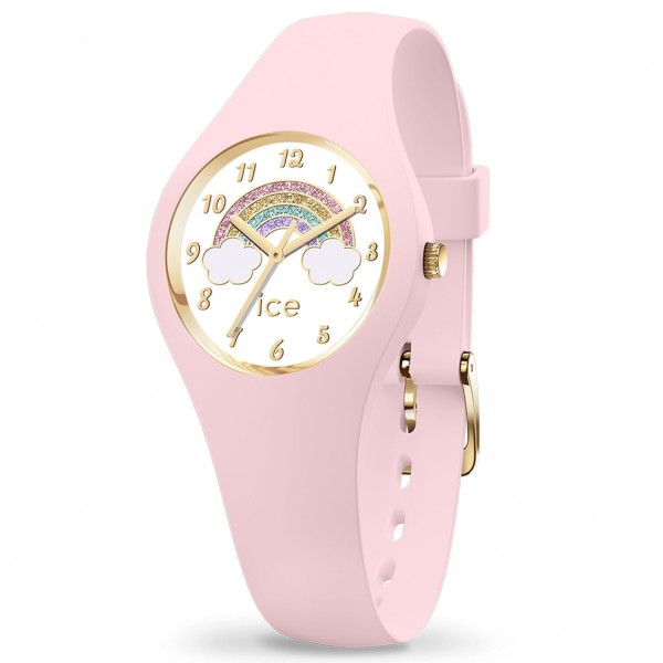 ICE WATCH Fantasia Rainbow Pink 018424 Pink Silicone Strap