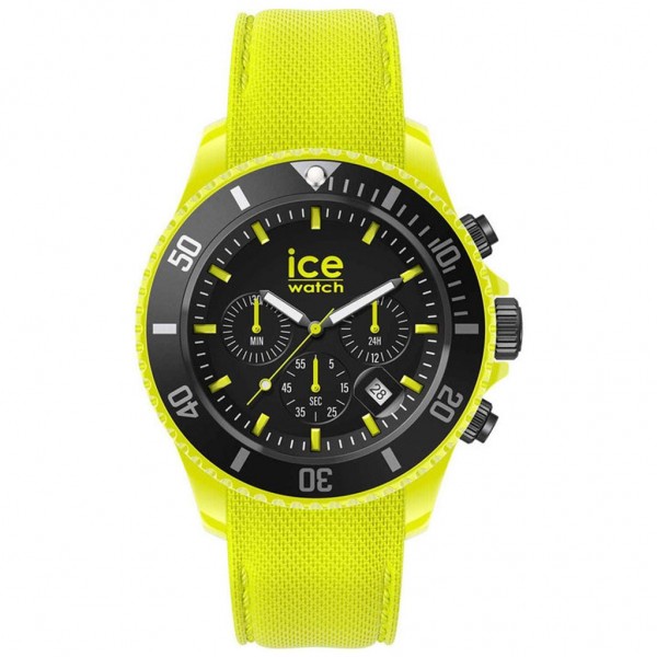 ICE WATCH Chrono 019838 Bioceramic Case - Yellow Silicone Strap