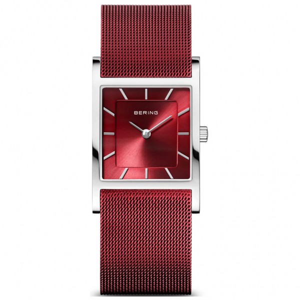 BERING Classic 10426-303S Red Stainless Steel Bracelet