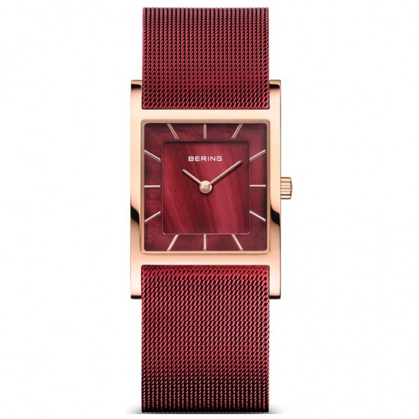 BERING Classic 10426-363S Red Stainless Steel Bracelet