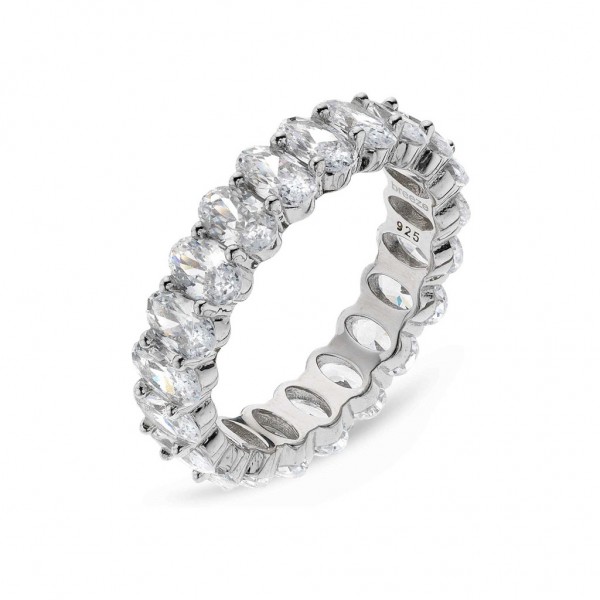 BREEZE Ring Zircons | Silver 925° Silver Plated 111004.4012