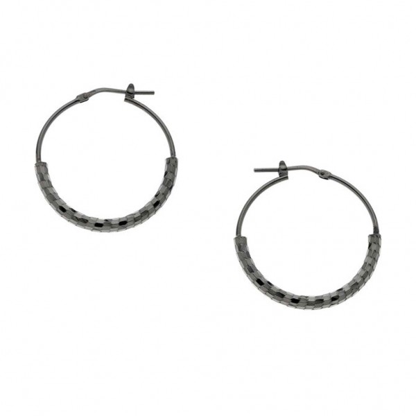 BREEZE Earring | Silver 925° Anthracite Plated 213007.7