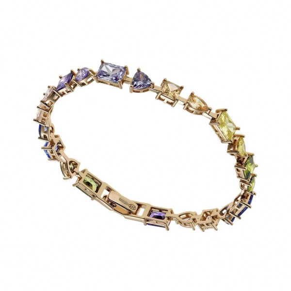 BREEZE Bracelet Zircons | Silver 925° Rose Gold Plated 313022.3