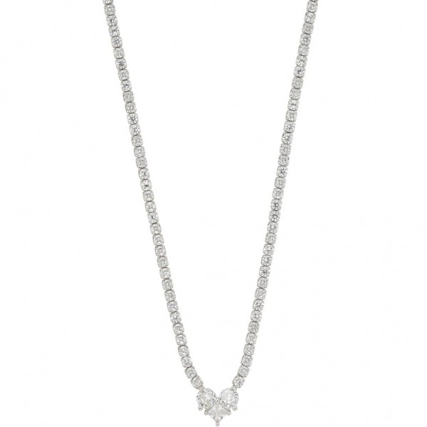 BREEZE Necklace Zircons | Silver 925° Silver Plated 413012.4