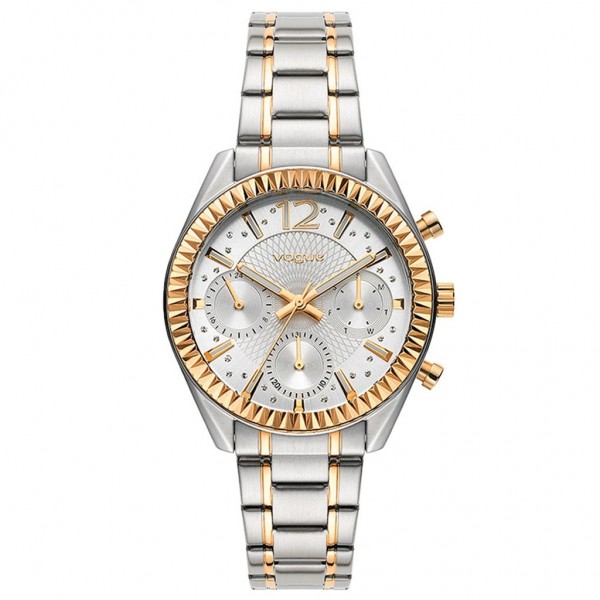 VOGUE Happy Sport 612572 Crystals Multifunction Two Tone Stainless Steel Bracelet