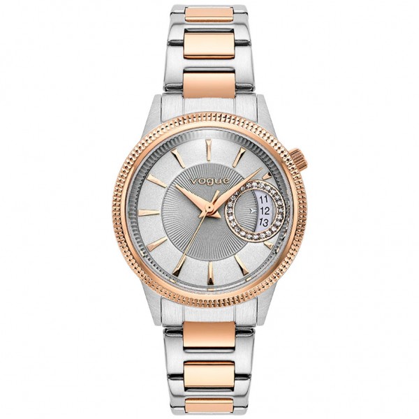 VOGUE Marseille 613171 Zircons Two Tone Plating 18k Stainless Steel Bracelet