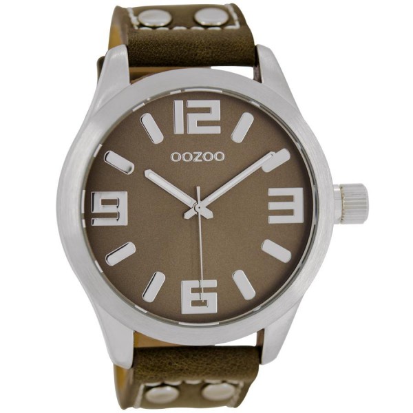OOZOO Timepieces C1064 Brown Leather Strap