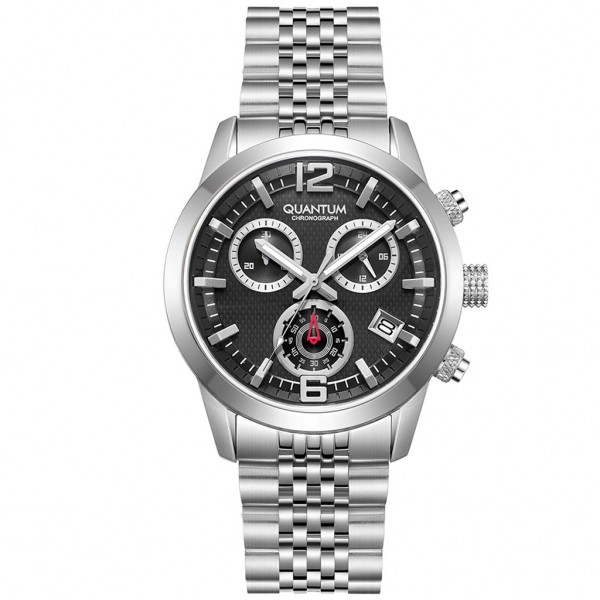 QUANTUM Adrenaline ADG1173.350 Chrono Silver Metallic Bracelet