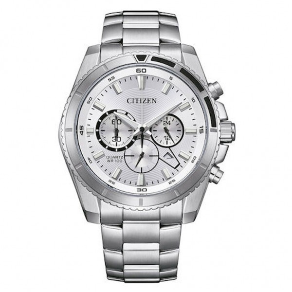 CITIZEN Classic AN8200-50A Chrono Silver Stainless Steel Bracelet