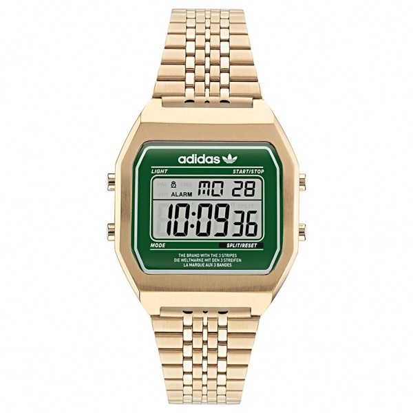 ADIDAS Digital Two AOST22071 Gold Stainless Steel Bracelet
