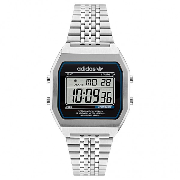 ADIDAS Digital Two AOST22072 Silver Stainless Steel Bracelet