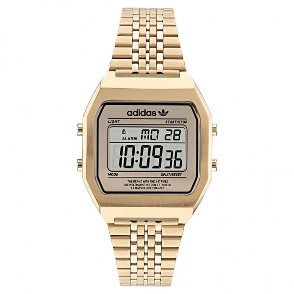 ADIDAS Digital Two AOST22074 Gold Stainless Steel Bracelet