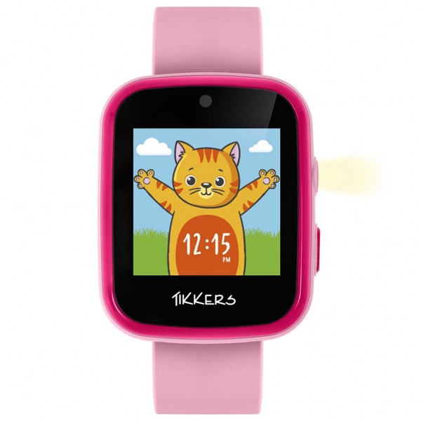 TIKKERS Interactive Watch ATK1084PNK Pink Silicone Strap
