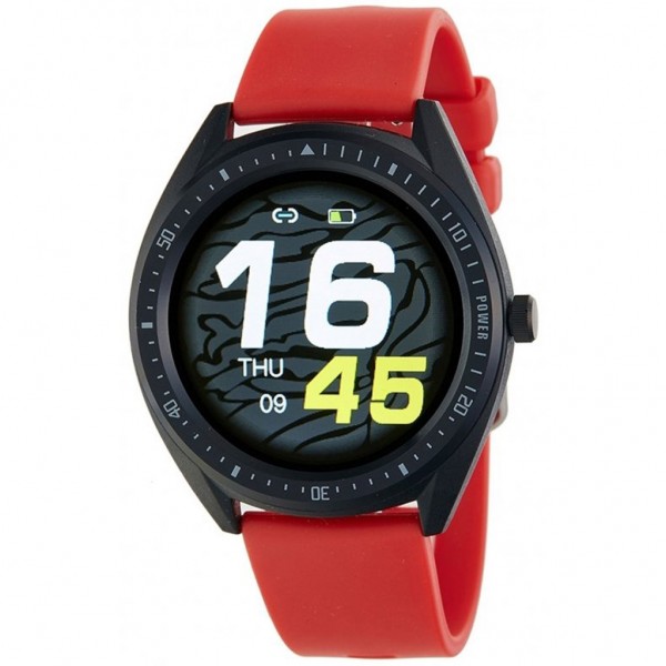 MAREA Smartwatch B59003-4 Red Rubber Strap