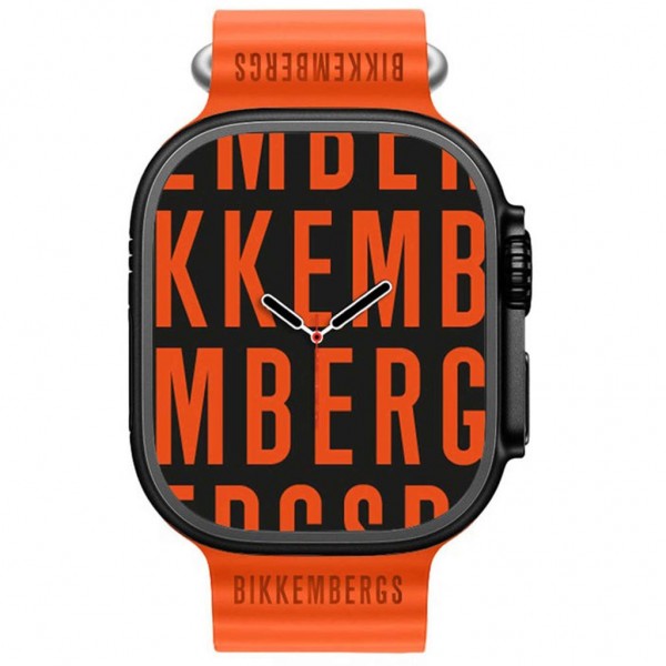 BIKKEMBERGS Smartwatch Big BK12-12 Orange Silicone Strap