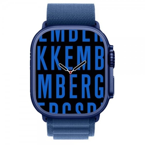 BIKKEMBERGS Smartwatch Big BK13-11N Blue Fabric Strap