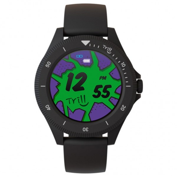 TECHMADE Kids Black Silicone Strap TM-TRILL-BK