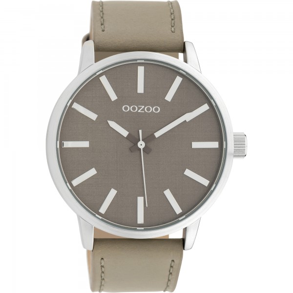 OOZOO Timepieces C10032 Beige Leather Strap