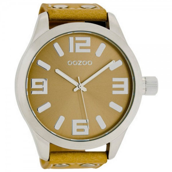 OOZOO Timepieces C1005 Brown Leather Strap
