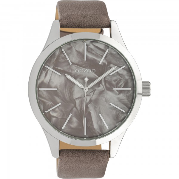 OOZOO Timepieces C10073 Brown Leather Strap