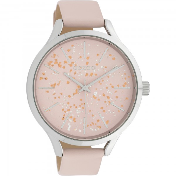 OOZOO Timepieces C10087 Pink Leather Strap