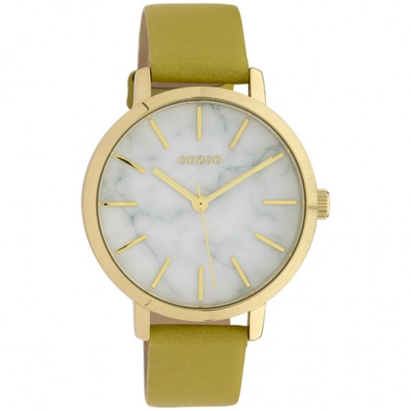 OOZOO Timepieces C10113 Yellow Leather Strap
