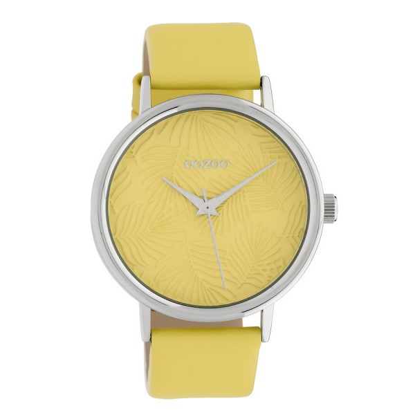 OOZOO Timepieces C10169 Yellow Leather Strap